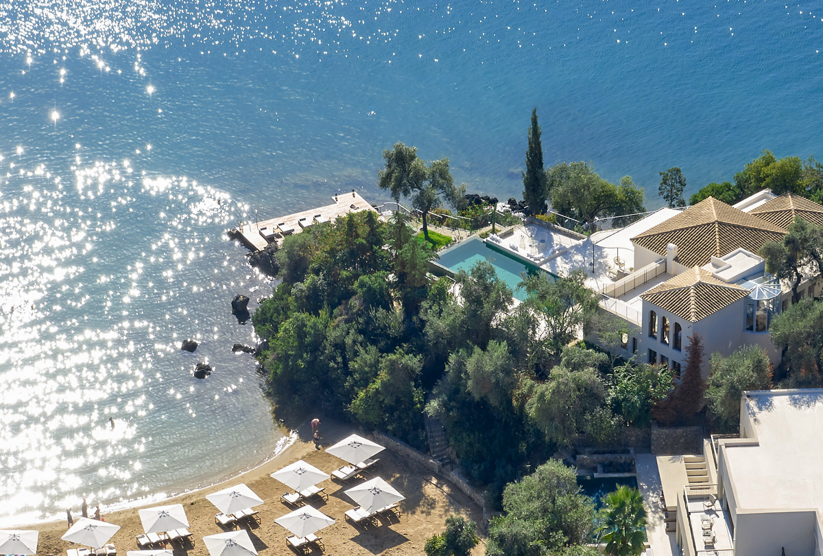 Grecotel Corfu Imperial, villa, aerial view 