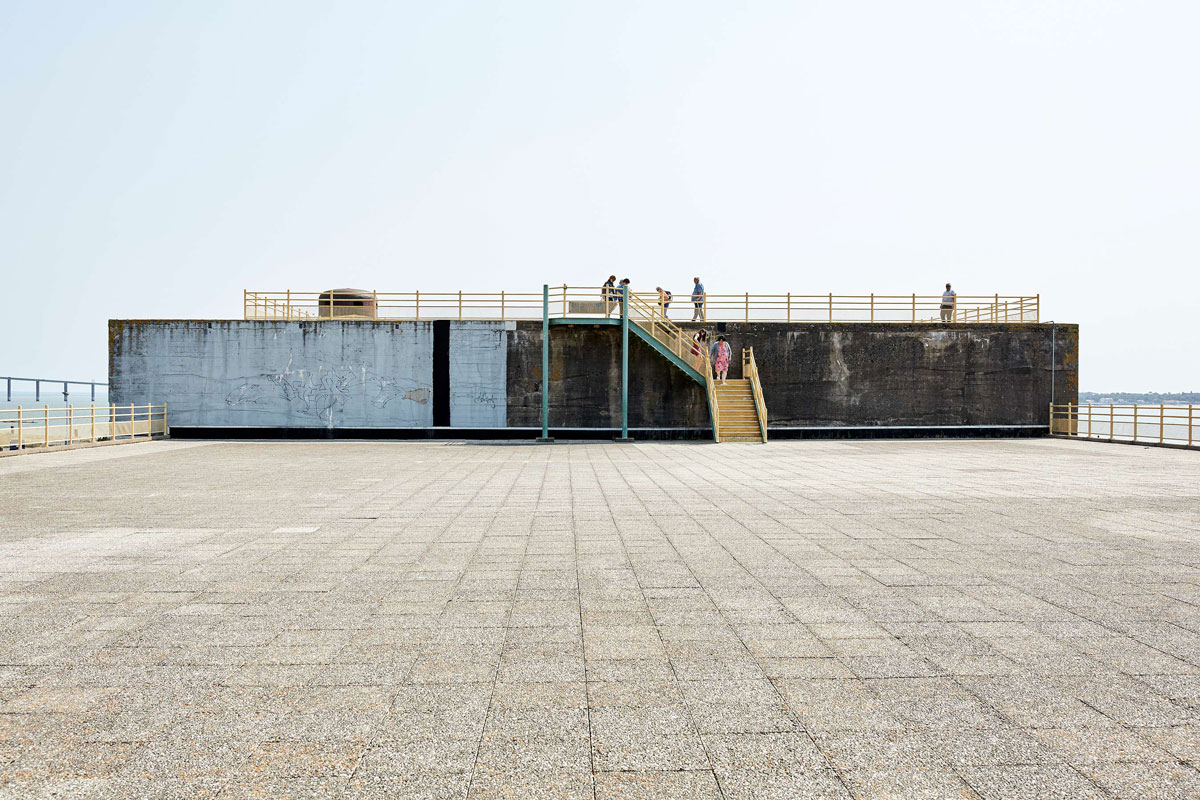 bunker at the port of Nantes France