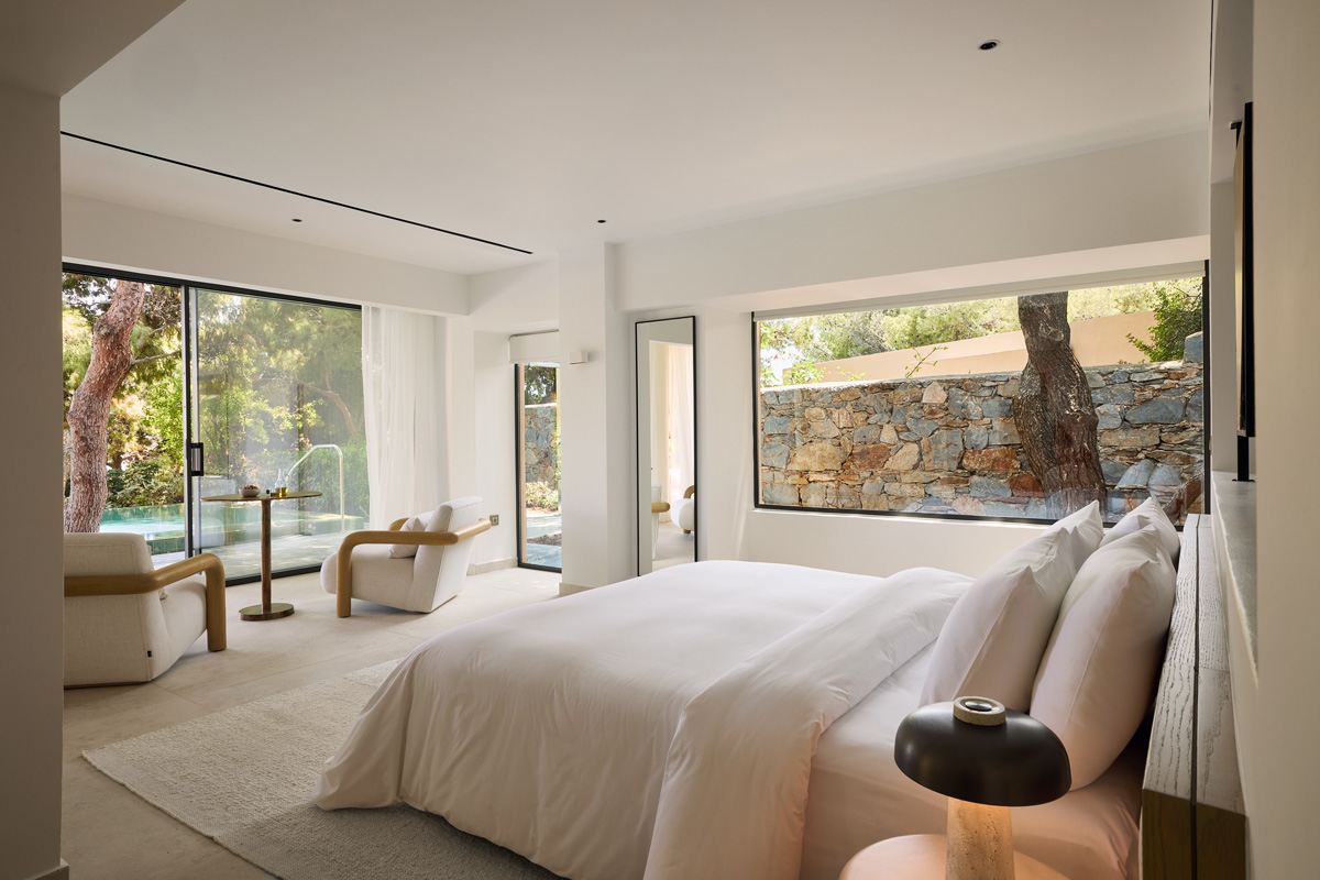 villa Cape sounio bedroom