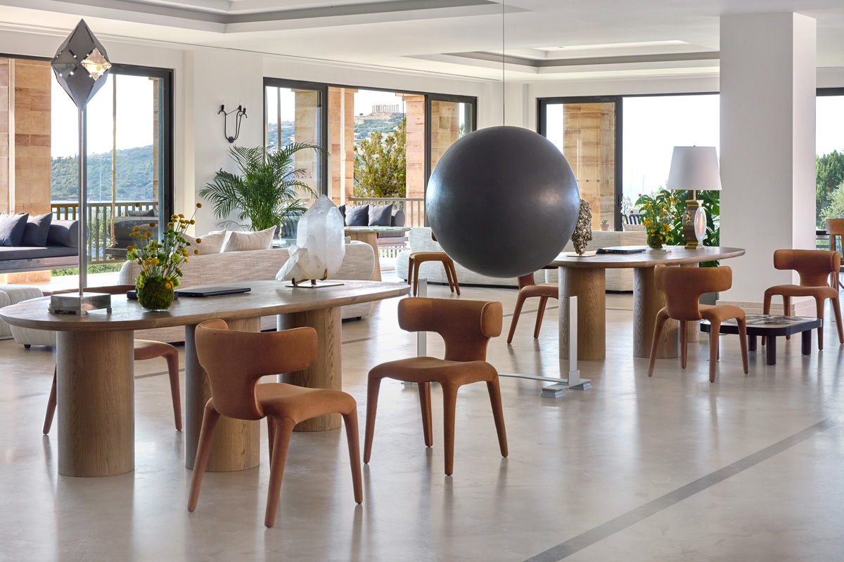 lobby Grecotel Cape Sounio