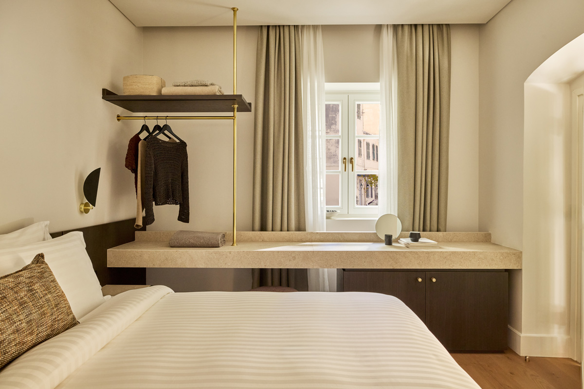 room at the Calliston, Corfu