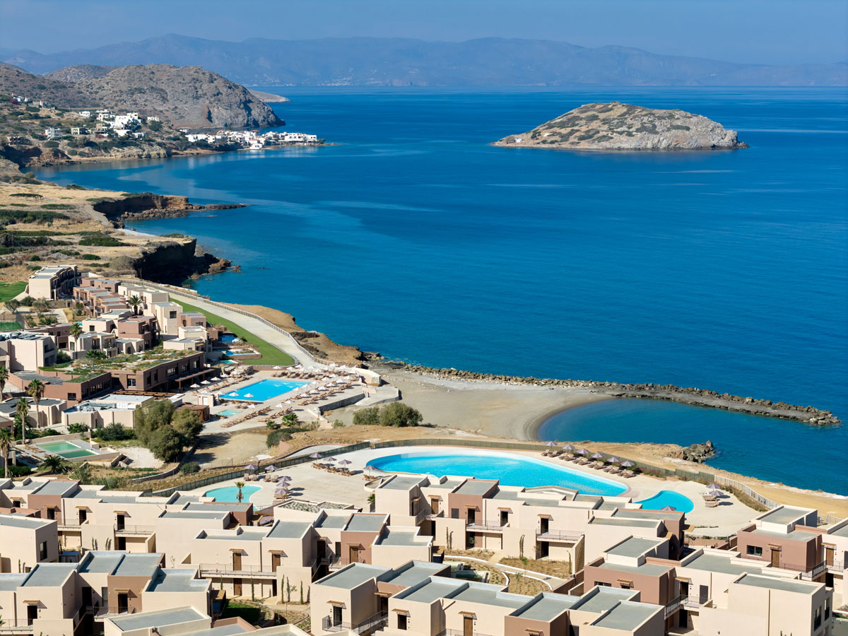 aerial shot of Rocrita Crete