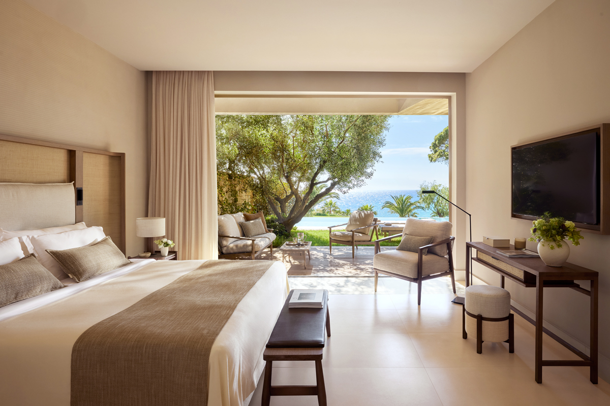 suite at Sani Club, bedroom