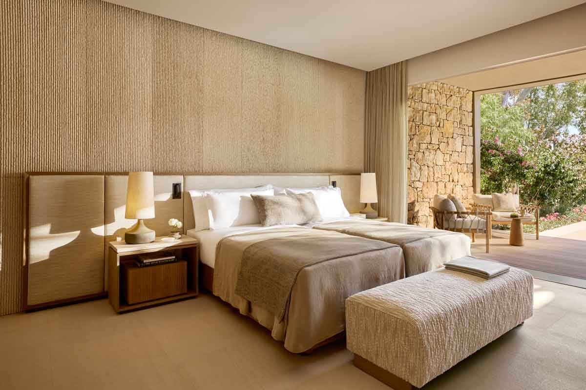 Sani Asterias villa bedroom 