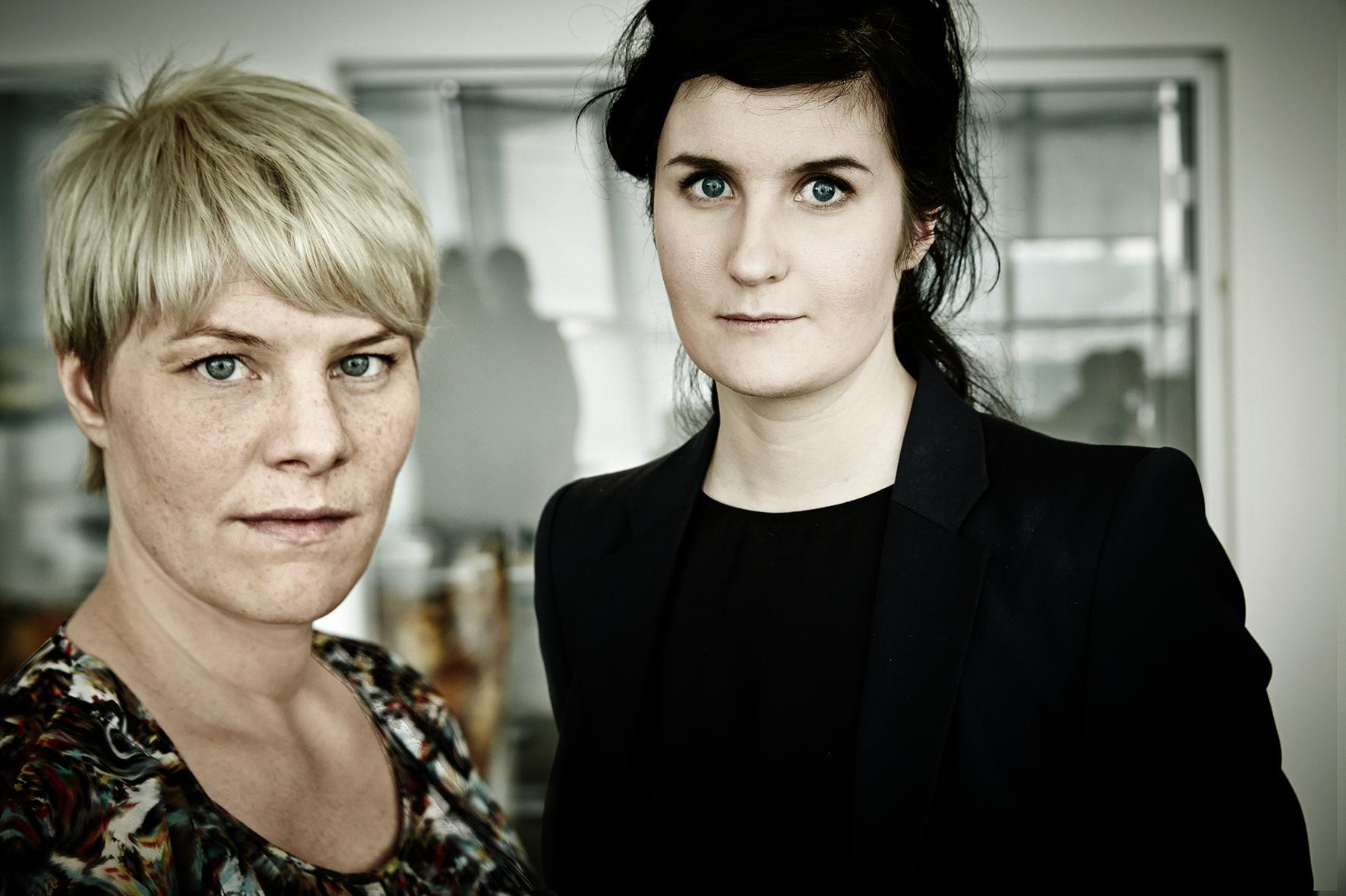 Anna Haupt and Terese Alstin at Hövding Sverige AB