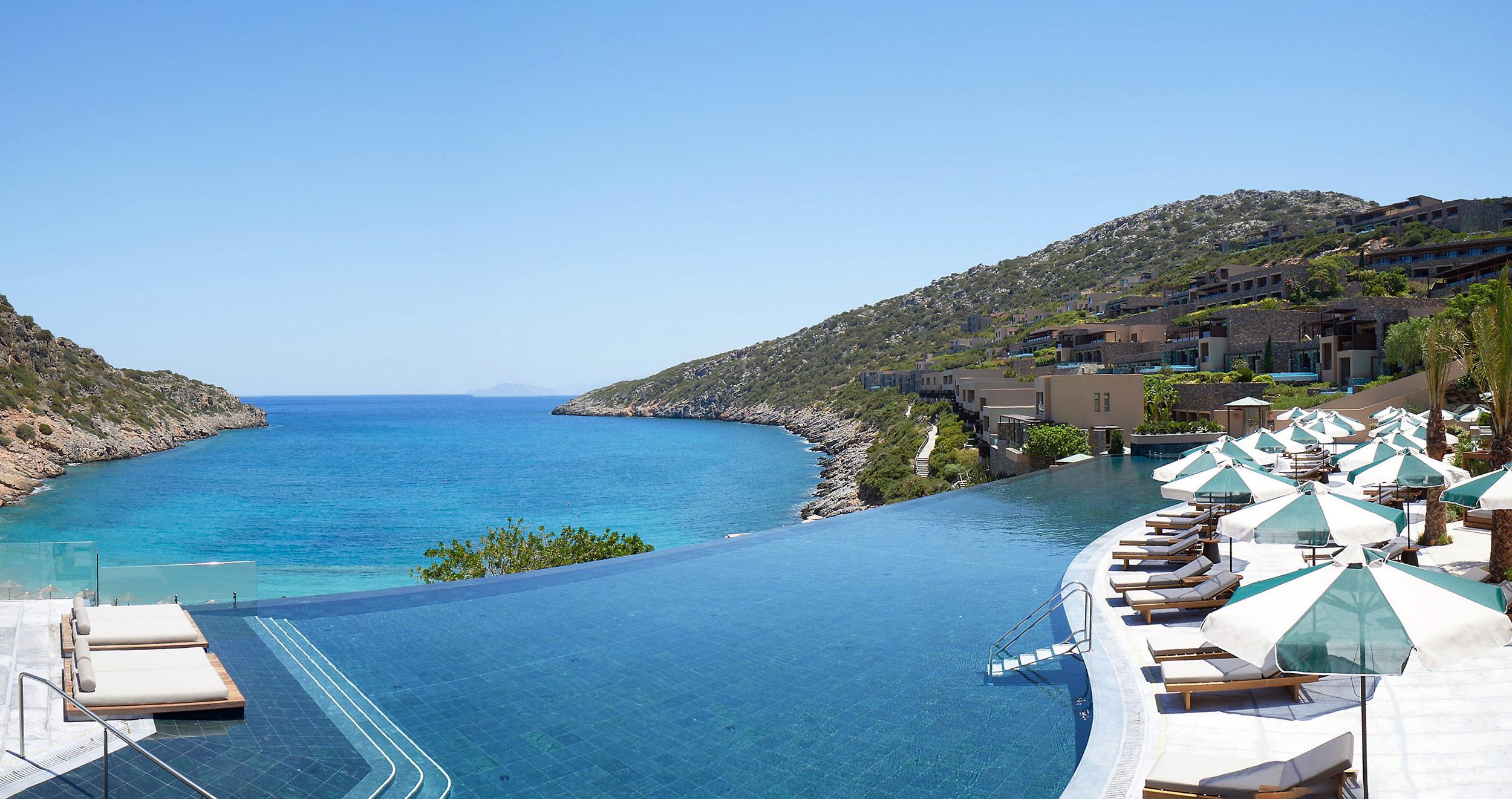 Daios Cove, Crete, main pool, general hotel view 