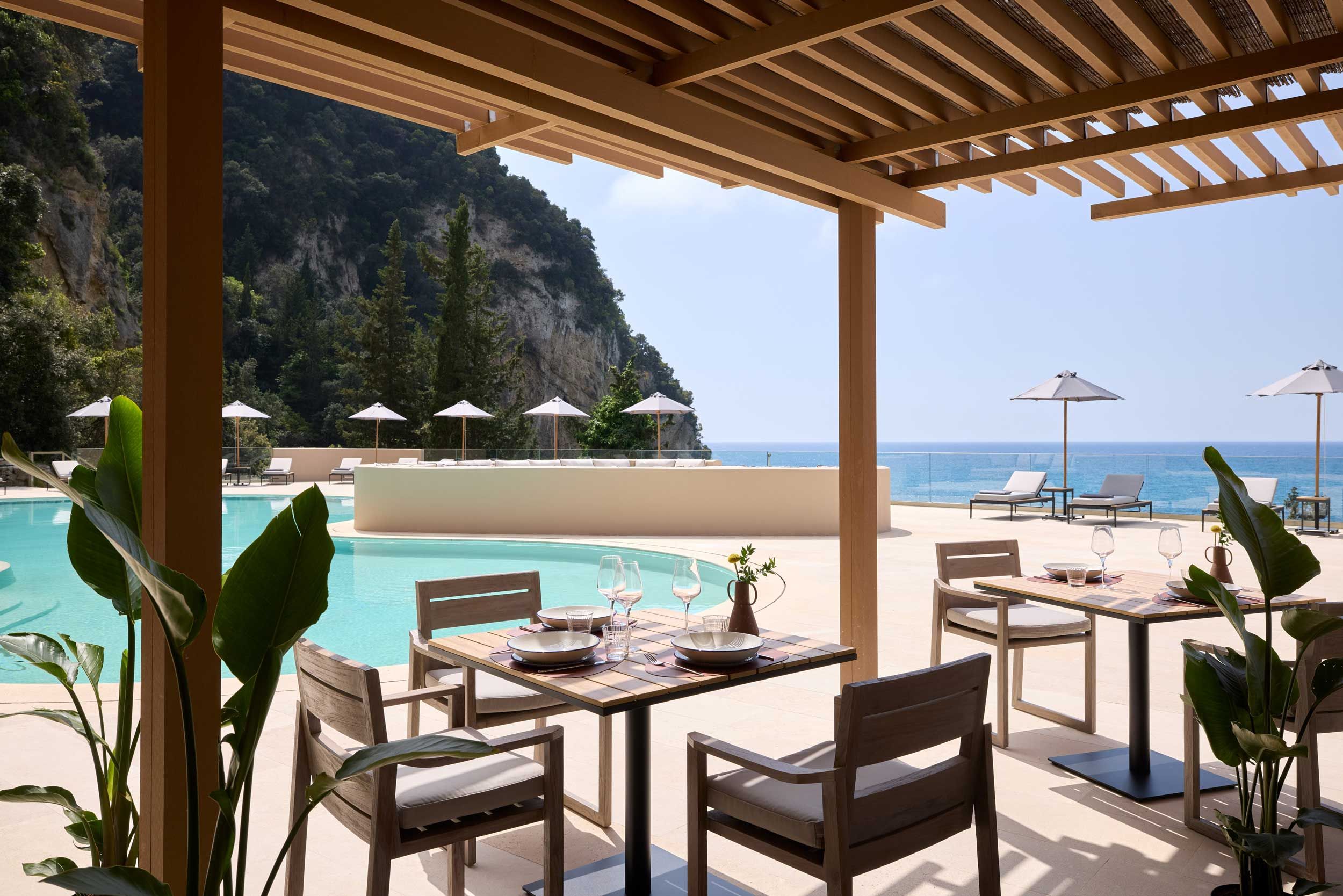 pool at Alkyna Corfu