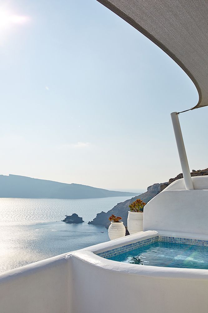 La Perla Santorini, Greece, private pool