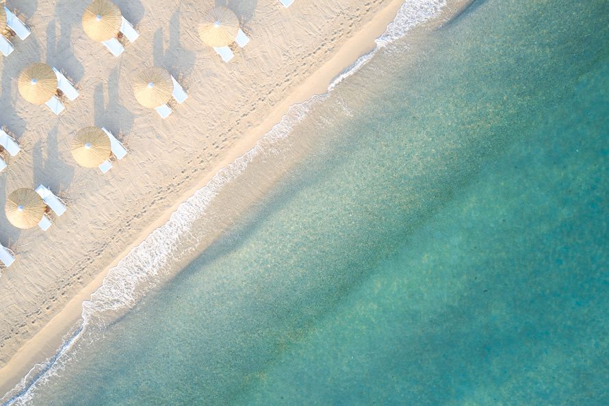 Grecotel Margo Bay, Greece,beach, aerial view