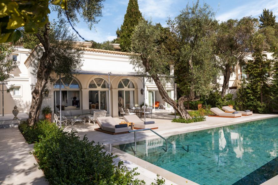 Grecotel Corfu Imperial, villa, veranda with pool