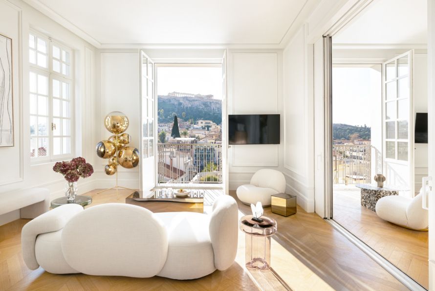 The Dolli suite with view to the Acropolis Athens