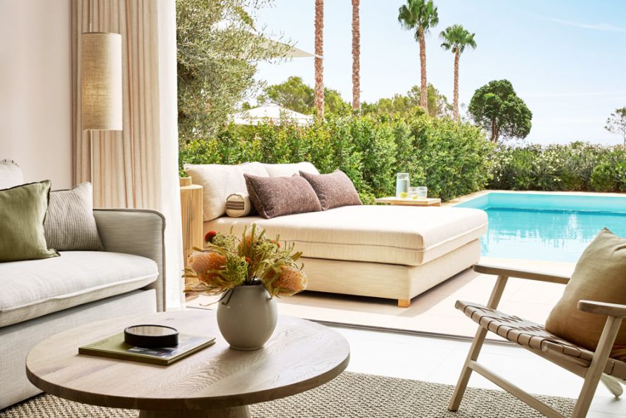 Ikos Porto Petro suite, pool view