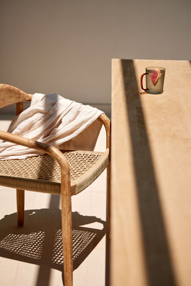 Ikos Porto Petro, villa, livingroom, table,chair, detail
