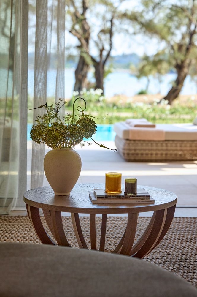Ikos Odisia, suite, living room,sea view, private pool, detail