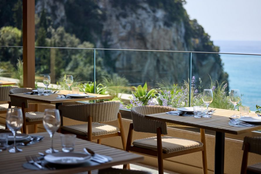veranda restaurant Alkyna seaview
