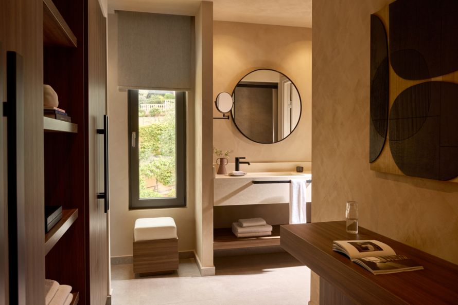 bathroom at Alkyna Corfu