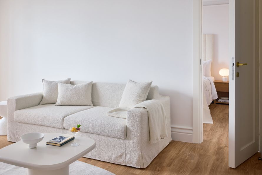 suite at Grecotel Philoxenia, living room,