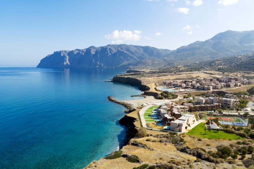 aerial shot of Rocrita Crete